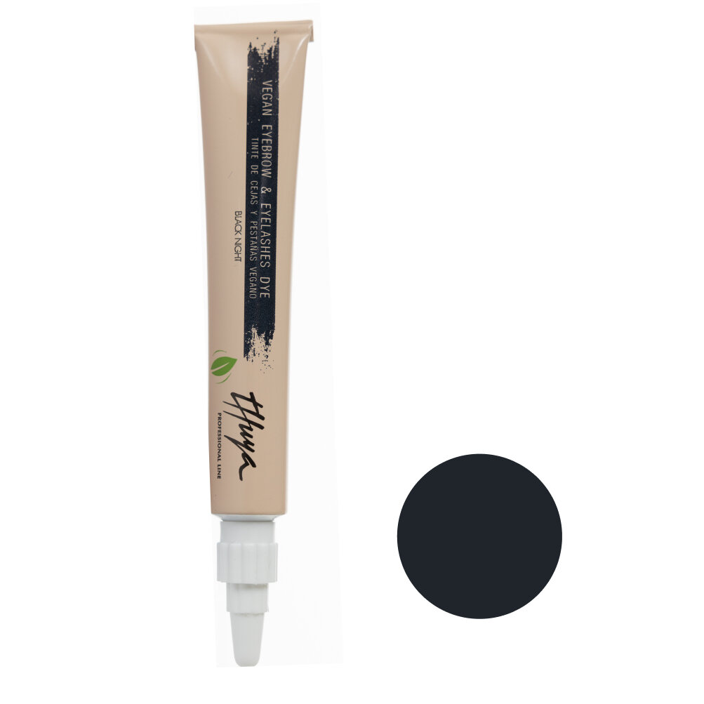 фото Краска для бровей и ресниц Vegan, 15 мл, Thuya (Black Night)