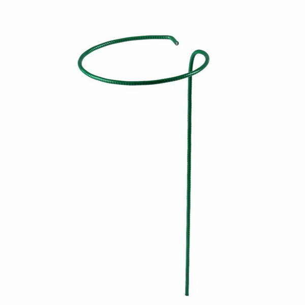 Кустодержатель для клубники, d = 15 см, h = 25 см, ножка d = 0.3 см, металл, зелёный, 10 шт. - фотография № 1