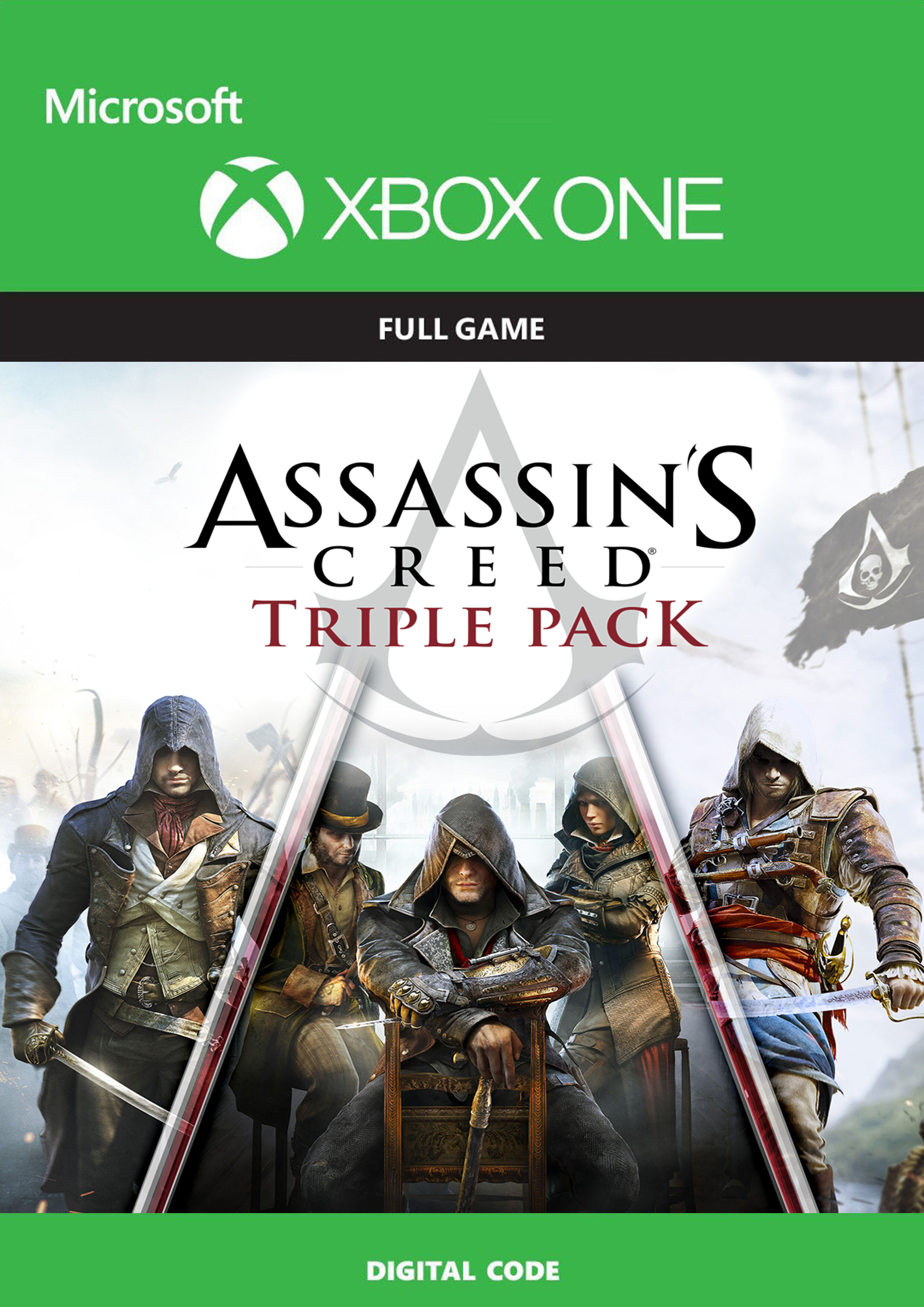 Игра Assassin’s Creed Triple Pack (3в1), цифровой ключ для Xbox One/Series X|S, русская озвучка, Аргентина