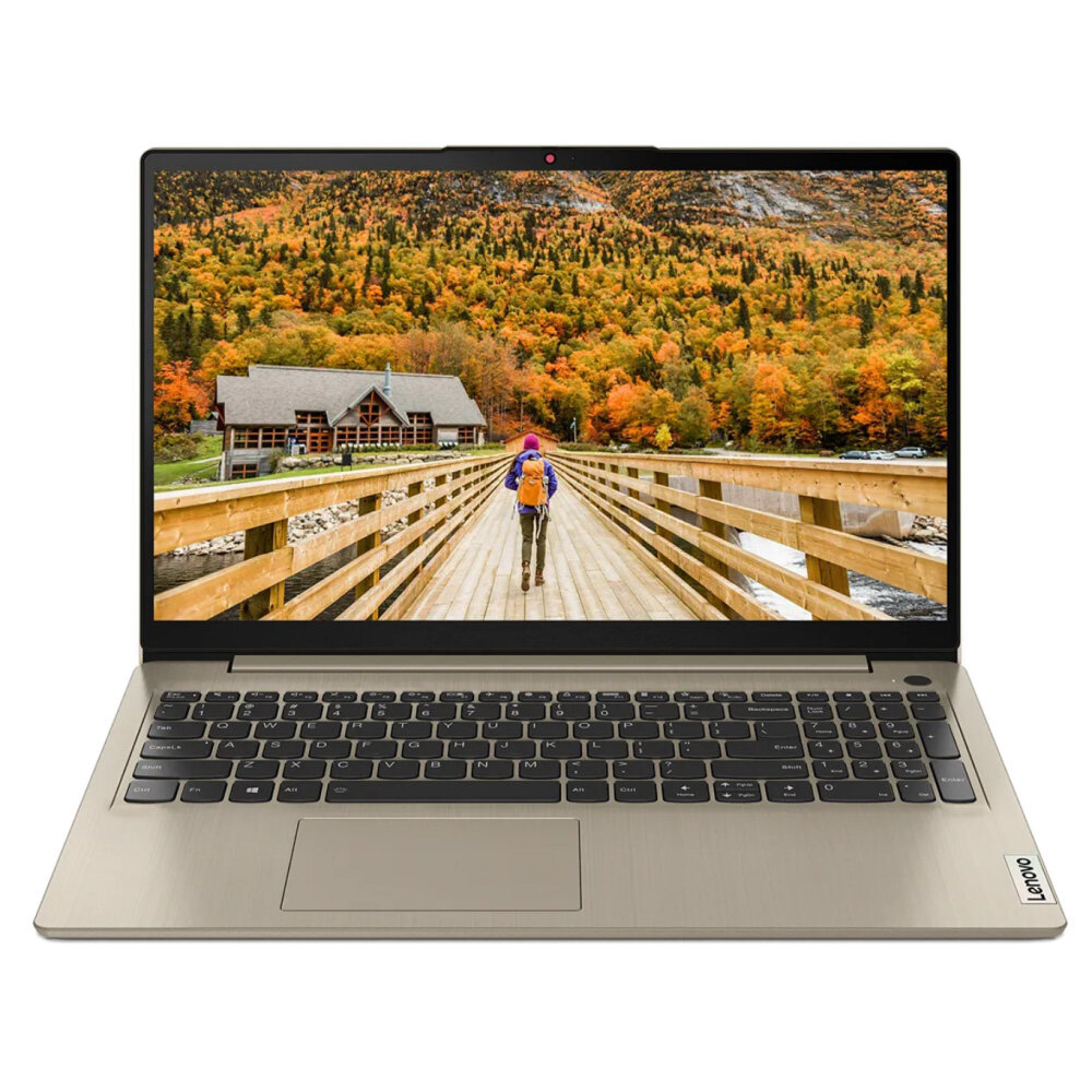 Ноутбук Lenovo IdeaPad 3 15ALC6, 15.6" (1920x1080) IPS/AMD Ryzen 5 5500U/8ГБ DDR4/512ГБ SSD/Radeon Graphics/Без ОС, золотой [82KU00N0RK]