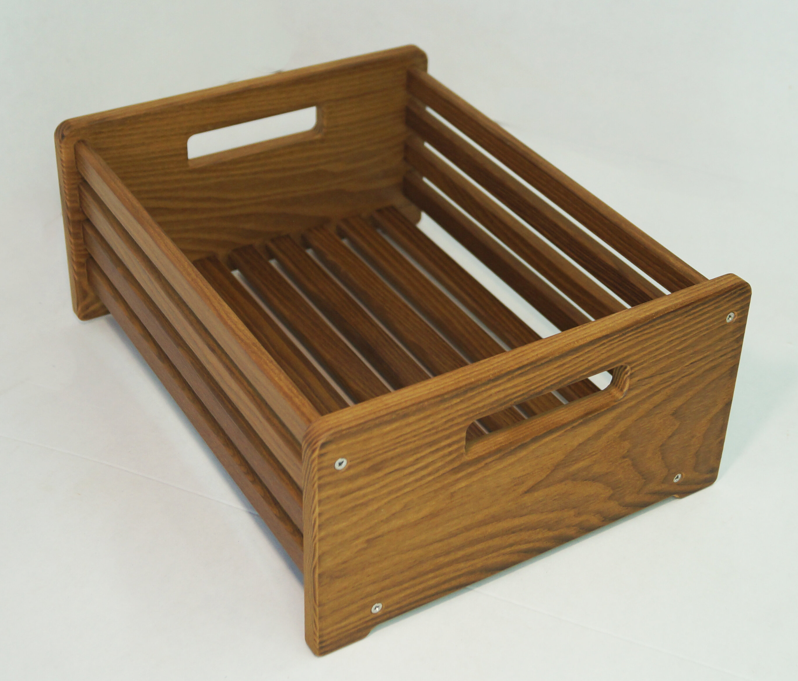 Корзинка для хранения деревянная из термо древесины Премиум - фотография № 7