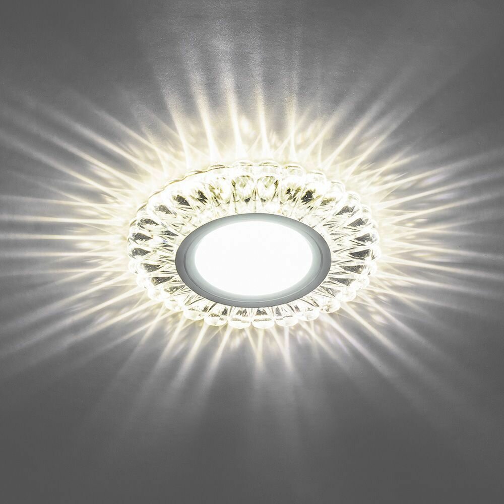 Светильник встраиваемый с белой LED подсветкой CD902 потолочный MR16 G5.3 белый, FERON 28845 (1 шт.)