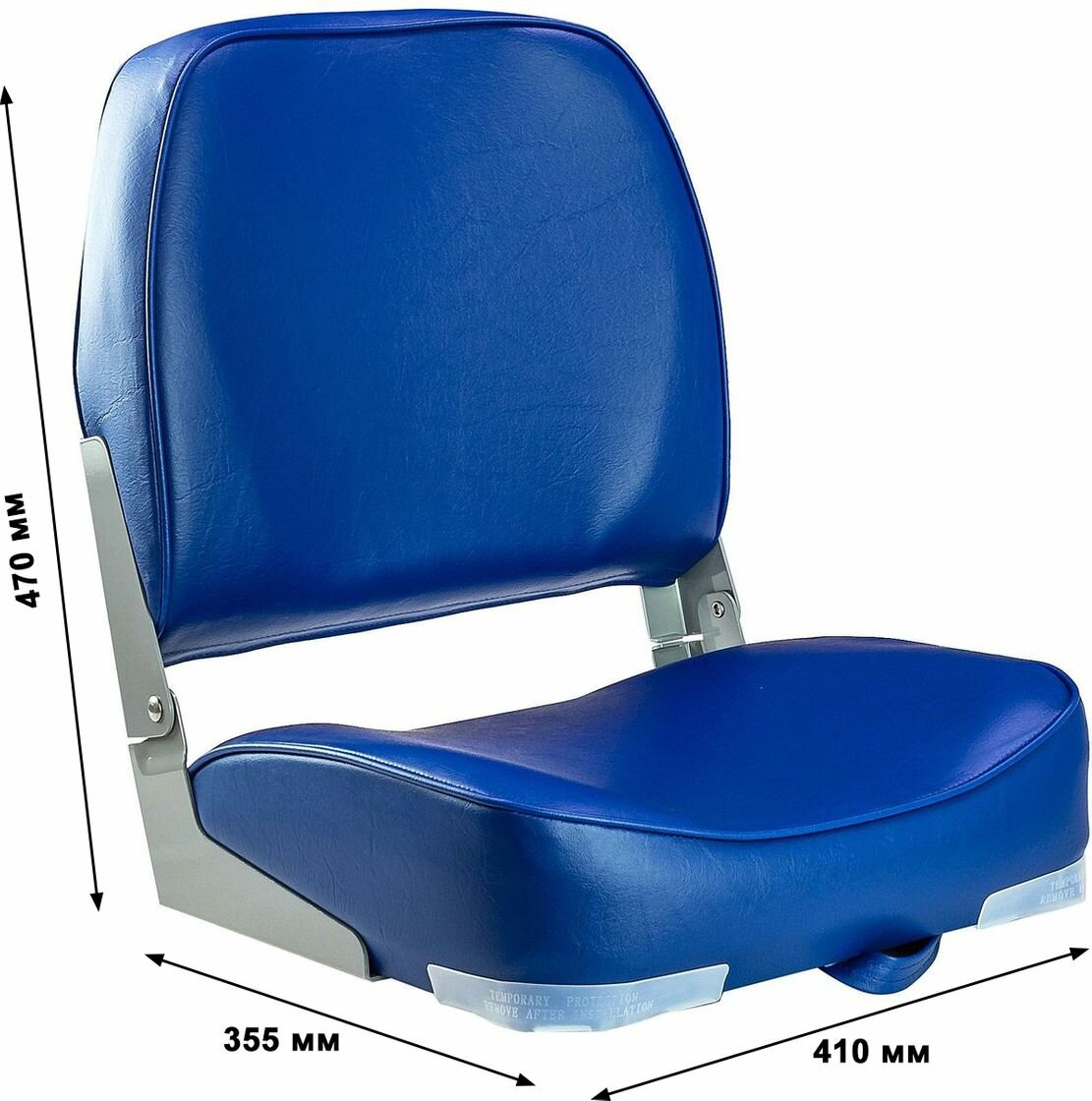 Кресло мягкое складное, обивка винил, цвет синий, Marine Rocket 75103B-MR - фотография № 3