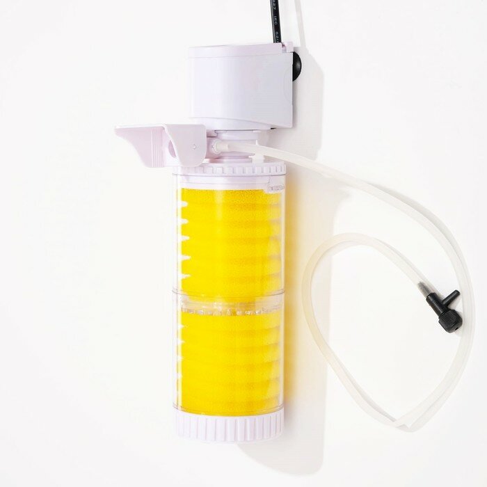 фото Фильтр внутренний JINGYE JY-8300F, двухсекционный, 800 л/ч, 20 Вт