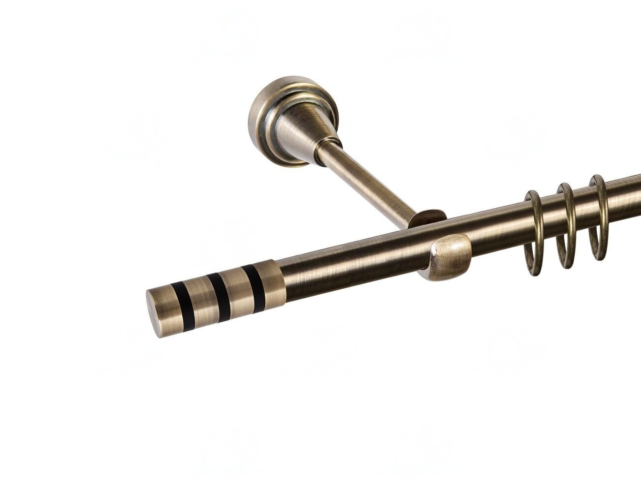 фото Труба для карниза D25 Гладкая Антик 300 см