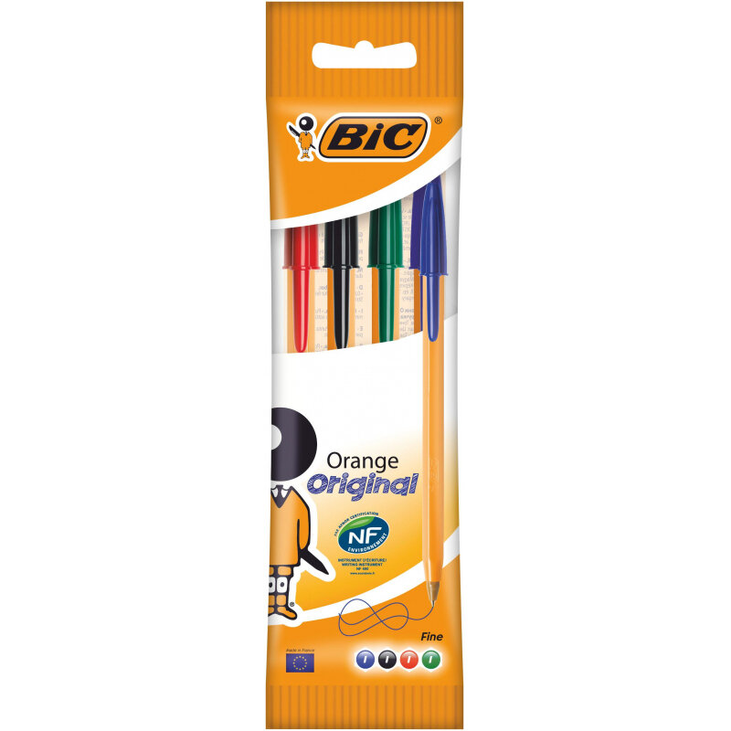 Ручка Bic тонкая линия Orange - фото №6