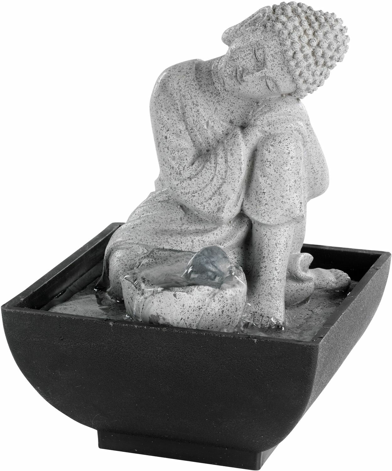 Фонтан садовый Buddha 13x13x18 см - фотография № 2