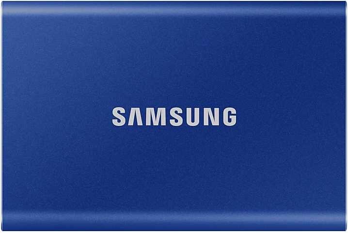 Внешний SSD накопитель Samsung T7 Touch 1Tb, синий (MU-PC1T0H/WW)