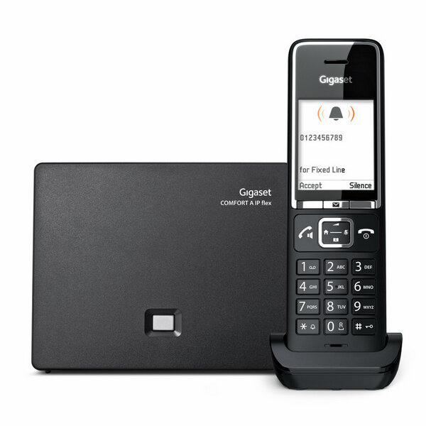 VoIP-телефон Gigaset COMFORT 550A IP FLEX RUS черный (S30852-H3031-S304)