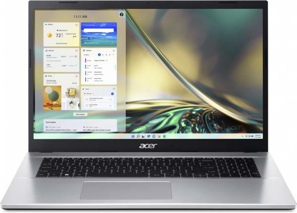 Ноутбук Acer Aspire 3 A317-54-54UN Core i5 1235U 8Gb SSD512Gb Intel Iris Xe graphics 17.3 IPS FHD (1920x1080) Windows 11 silver WiFi BT Cam (NX.K9YER.