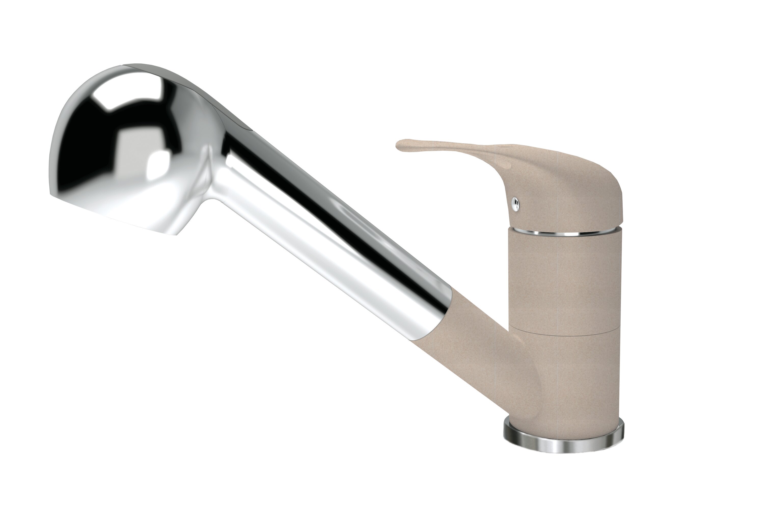 Смеситель для кухни (мойки) Flortek сигма FK 314.14L.1223.104 бежевый