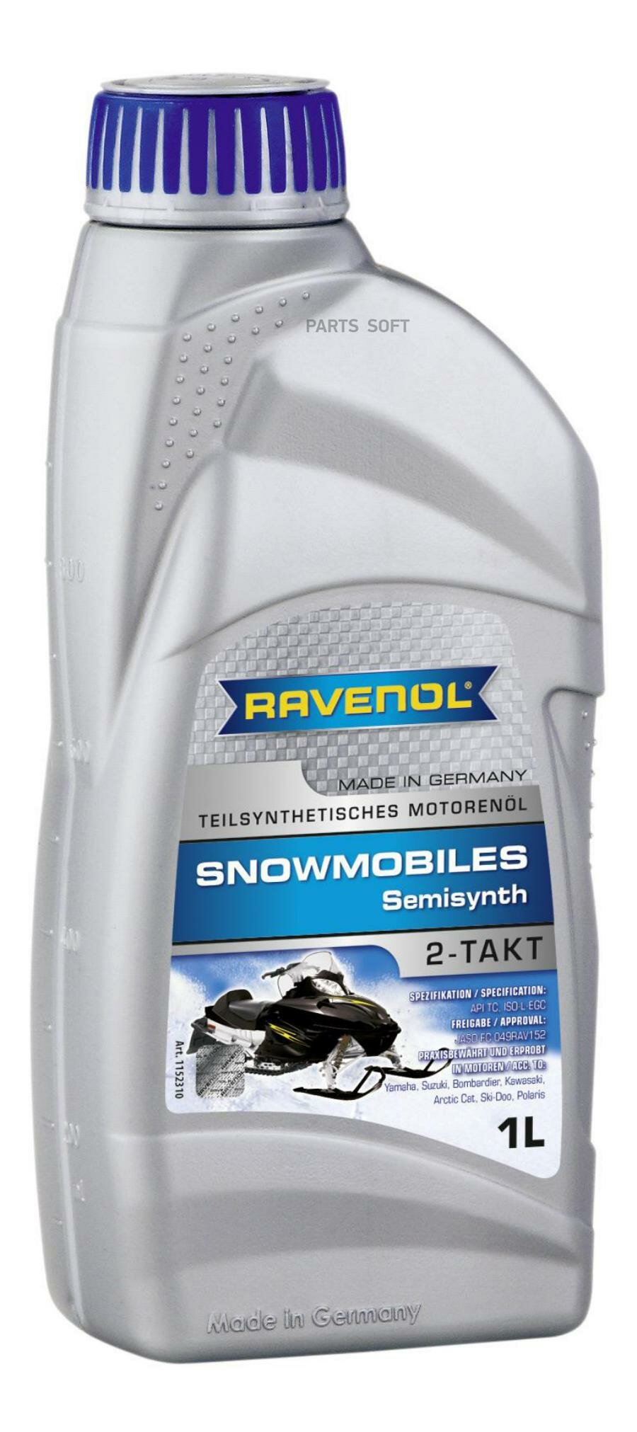 масло моторное ravenol snowmobiles teilsynth. 2-takt 1 л 4014835728516