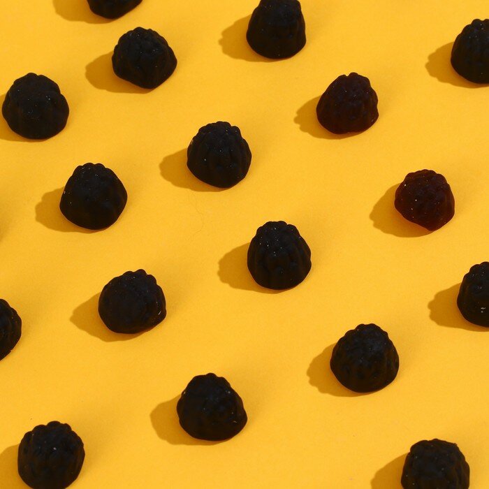 Мармелад чёрный «Стрессозаединка» в банке, вкус: ежевика, 150 г. - фотография № 2