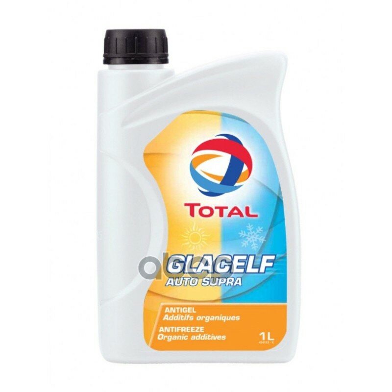 Total Glacelf Auto Supra 1л Охлаждающая Жидкость (Концентрат, Оранжевый) TotalEnergies арт. 213781