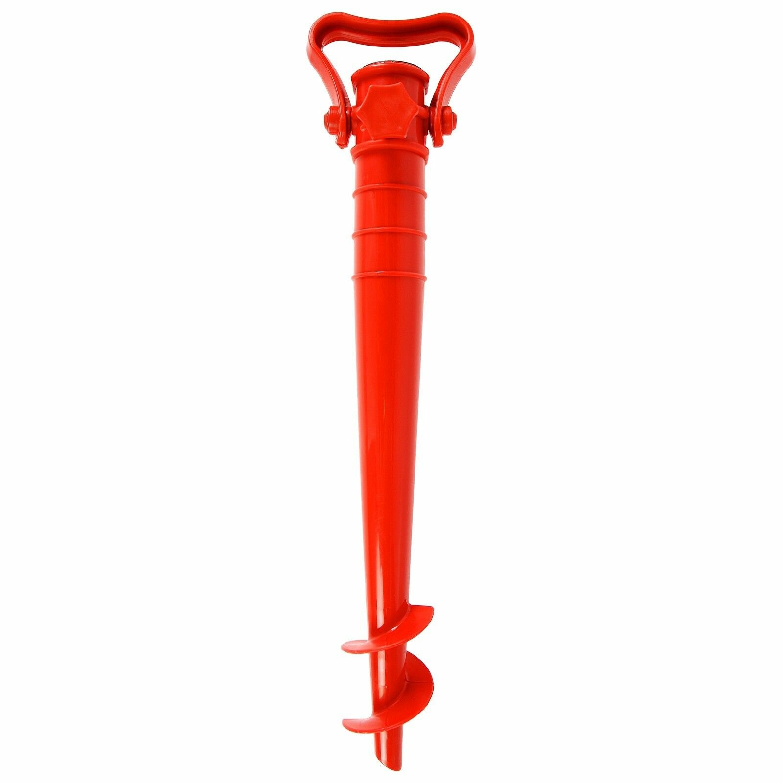 фото Подставка с фиксатором для крепления зонта в песке - 40 см.