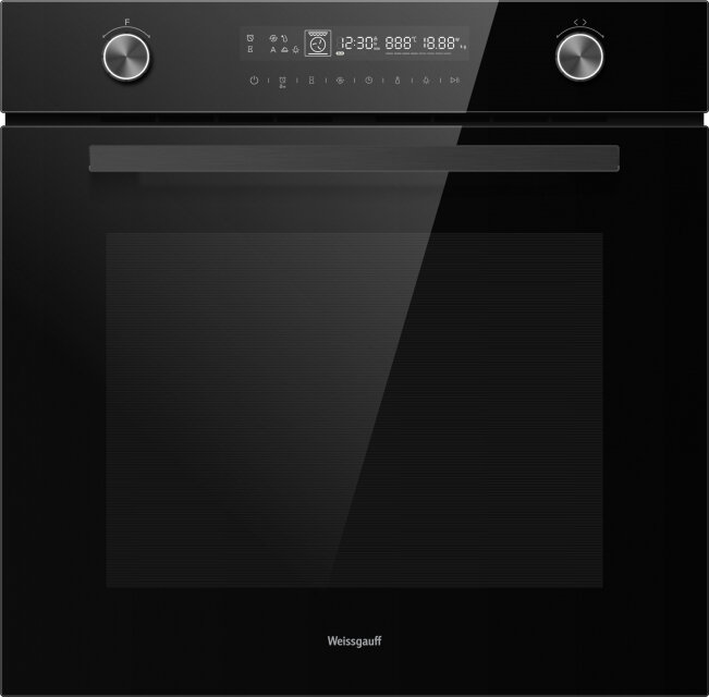 Духовой шкаф Weissgauff EOM 751 PDB Black Edition черный (431584) - фото №1
