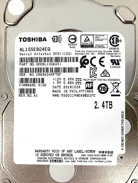 Жесткий диск Toshiba 24 ТБ AL15SEB24EQ