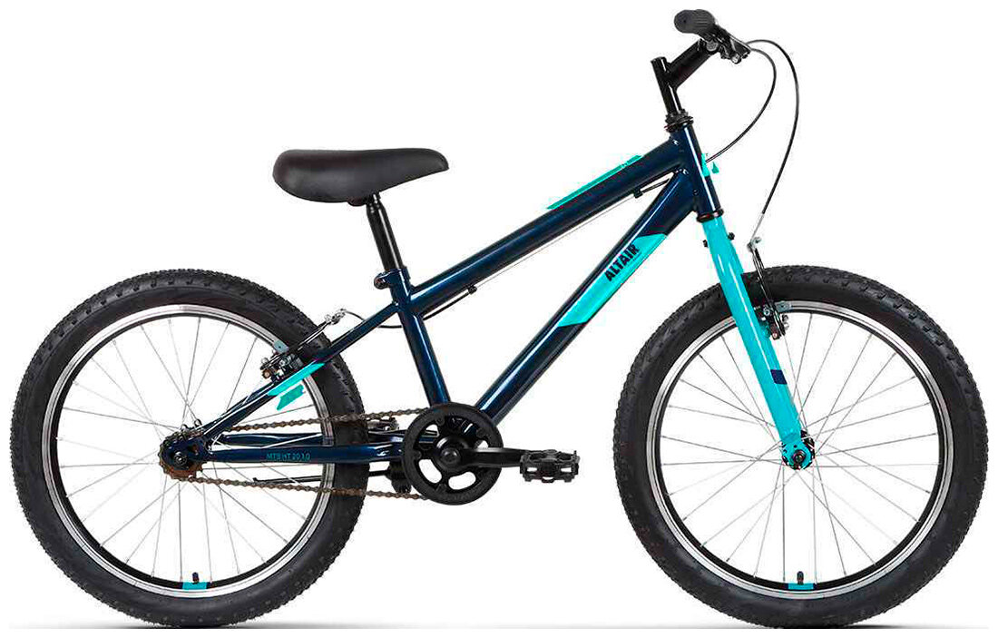 Велосипед Altair MTB HT 20 1.0 20 1 ск. рост. 10.5)темно-синий/бирюзовый IBK22AL20076