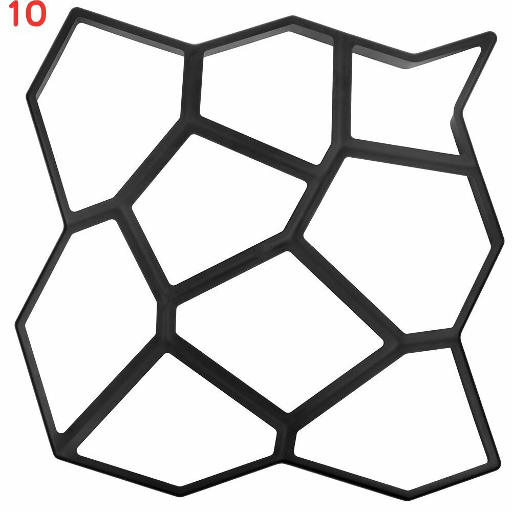 Форма для отливки садовых дорожек 50x50x6 см (10 шт.)