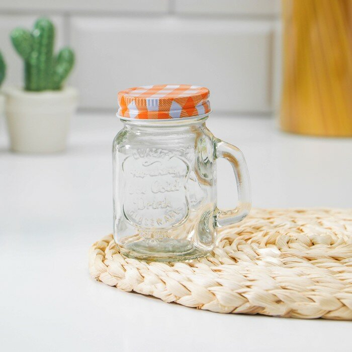 фото Ёмкость стеклянная для специй «Баночка», 100 мл, цвет микс