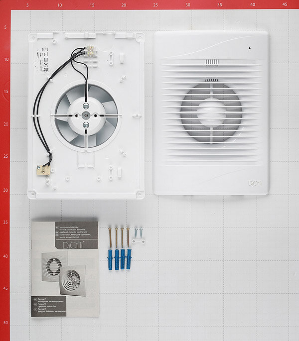 Вентилятор осевой Era Standard 4 с антимоскитной сеткой 180х250 мм d100 мм белый - фотография № 5