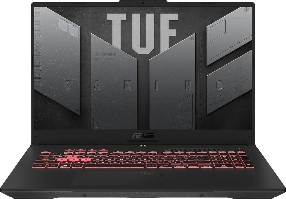 Ноутбук ASUS TUF Gaming A17 FA707RE-HX036, 17.3" (1920x1080) IPS 144Гц/AMD Ryzen 7 6800H/16ГБ DDR5/512ГБ SSD/NVIDIA GeForce RTX 3050 Ti 4ГБ/Без ОС, серый [90NR08X2-M002K0]