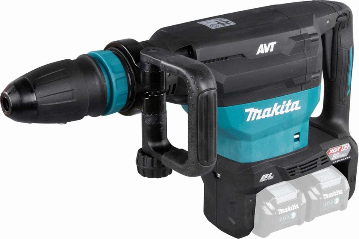 Аккумуляторный отбойный молоток Makita SDS max, без аккумулятора и з/у HM002GZ03 - фотография № 1