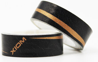Торцевая лента для настольного тенниса XIOM 1m/12mm Plain, Black/Gold