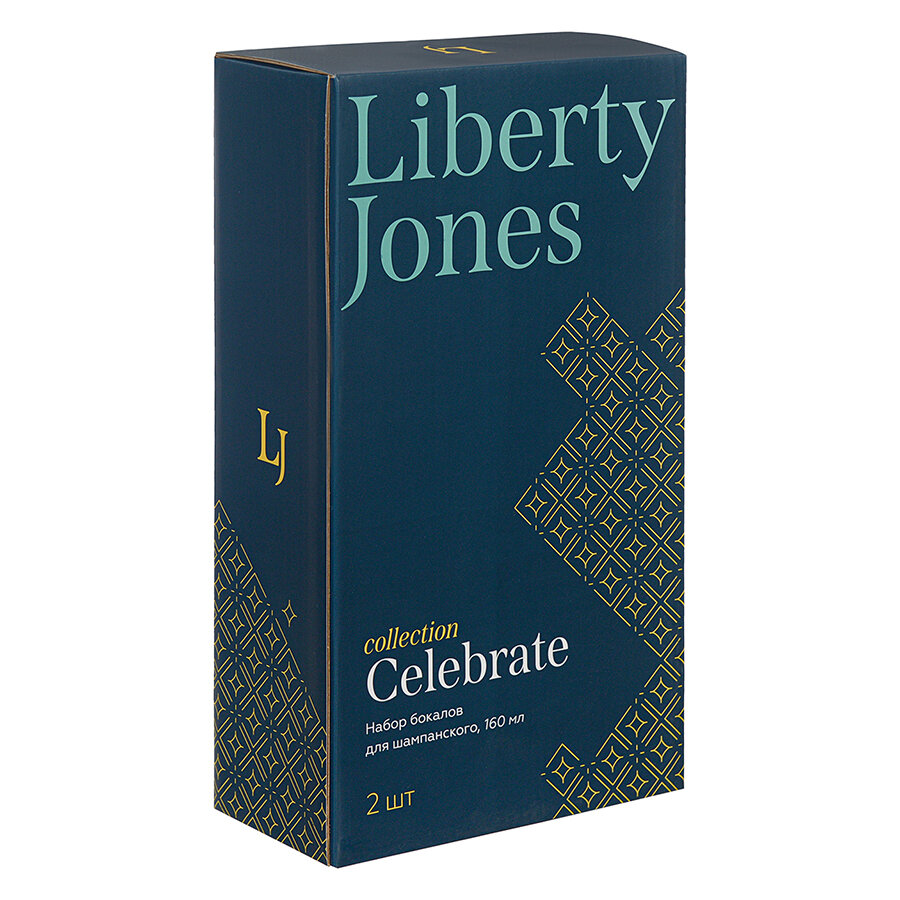 Набор бокалов для шампанского celebrate, 160 мл, 2 шт. Liberty Jones - фото №5
