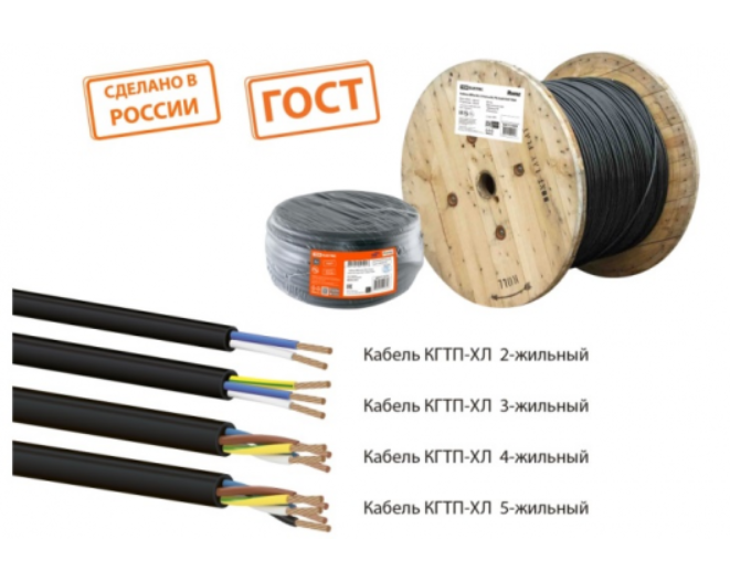 КГтп-ХЛ-380/660-2 4х10 кабель рэмз