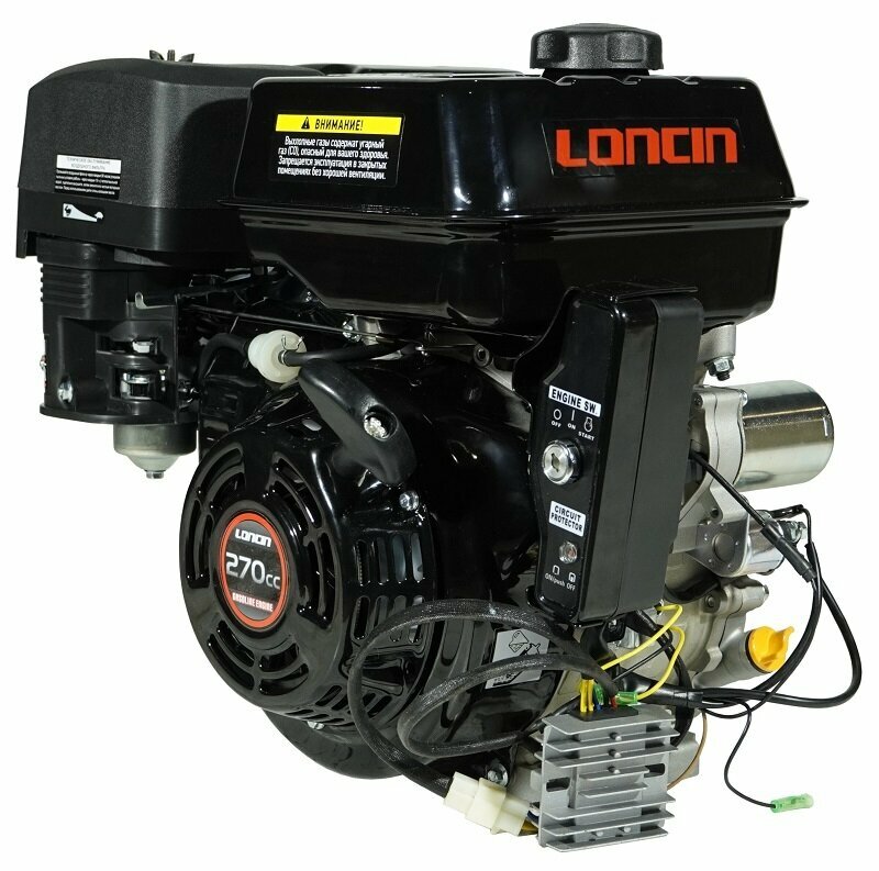 Двигатель для садовой техники Loncin G270FD (A type) D25 5А - фотография № 4