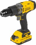 Дрель-шуруповерт аккумуляторная ударная Stanley Fatmax SCD718D2K, 18 В Li-ion 2х2 Ач - изображение