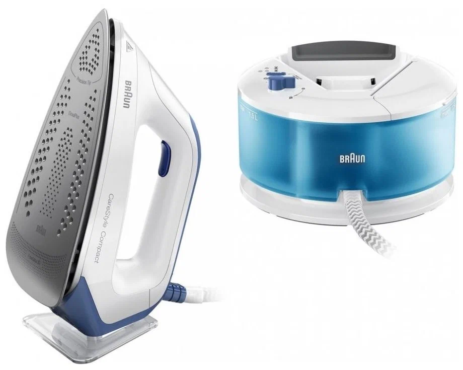 Парогенератор Braun IS2143BL CareStyle Compact белый/голубой