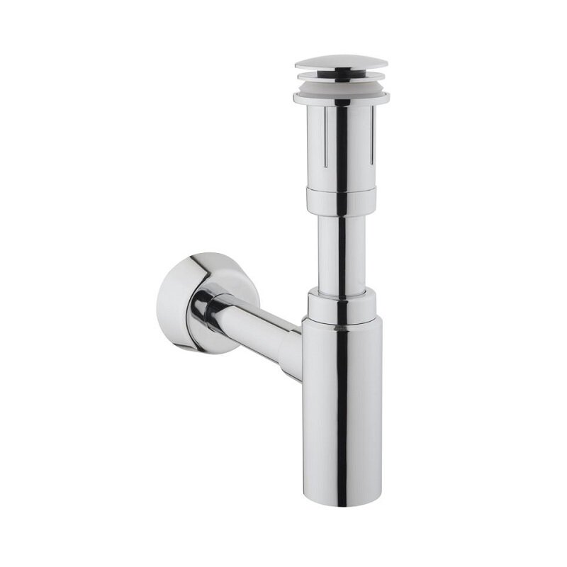 фото Набор донный клапан и сифон для раковины Vitra Syphon A45154, хром