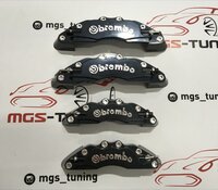 Накладки на суппорта Brembo черные S+M size