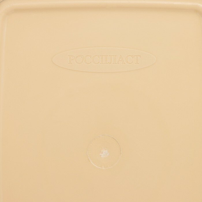 Росспласт Контейнер для мусора «Камелия», 4 л, цвет бежевый/коричневый - фотография № 5