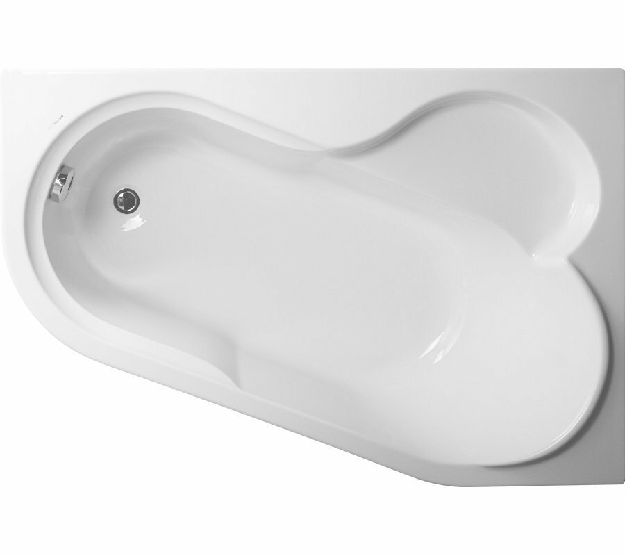 Акриловая ванна Vagnerplast Selena 147x100 см, правая