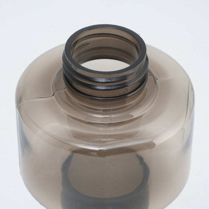 Бутылка для воды "Гантель", 500 мл, 22.5 х 8 см, чёрная - фотография № 3