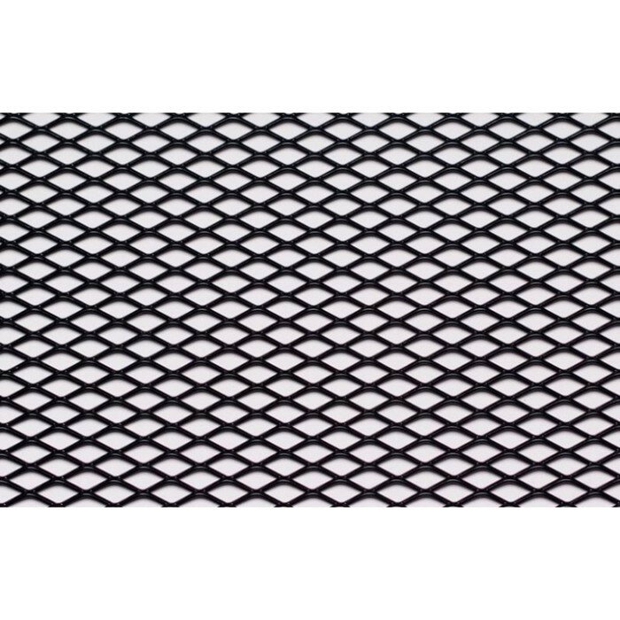 Сетка для защиты радиатора 400мм*1000мм, ячейка сетки - Ромб (10мм) черная