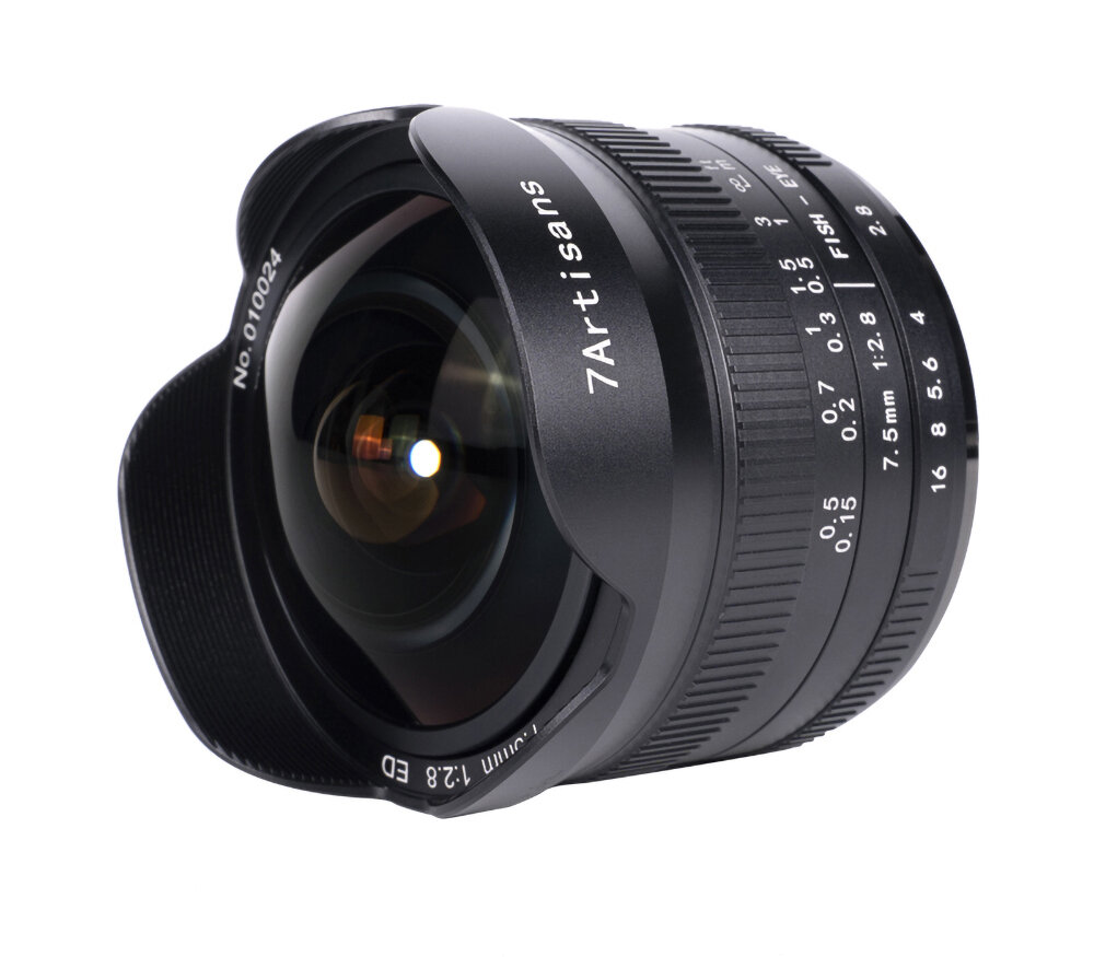 Объектив 7artisans 7.5mm F2.8 mark II Micro 4/3