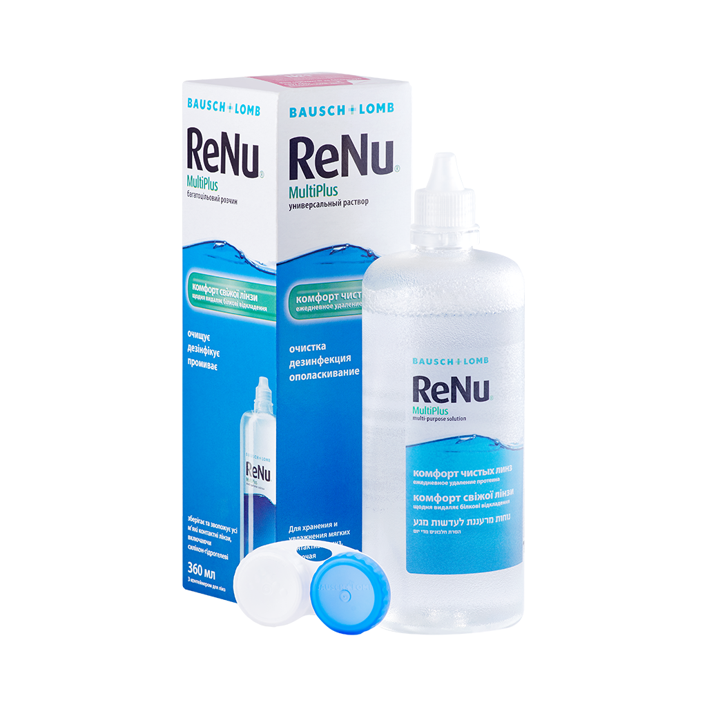 Раствор Bausch & Lomb Renu MultiPlus с контейнером