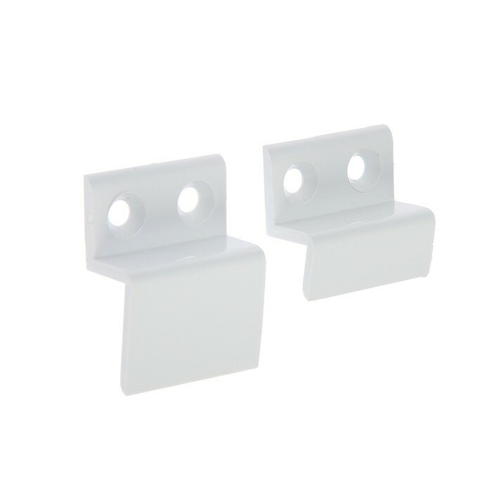 фото Крепление Z-образное тундра, ПВХ, белый (10шт.)