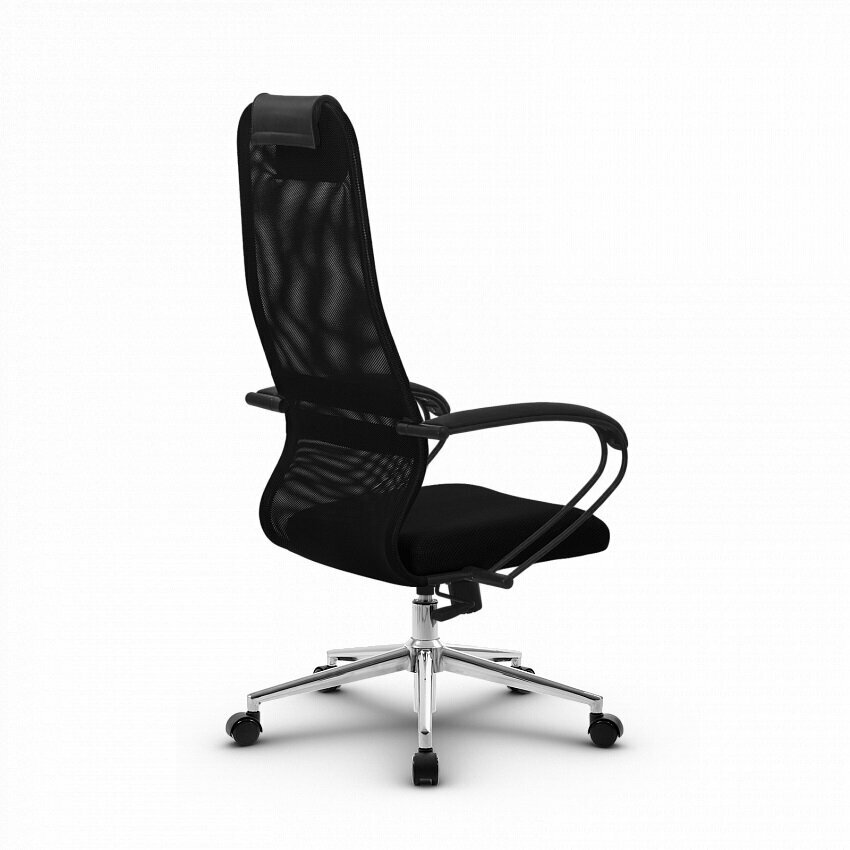 Компьютерное офисное кресло Metta SU-BP-8 Ch 3 Черное - фотография № 3