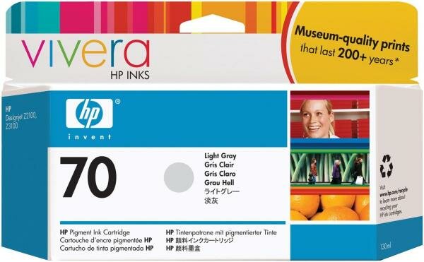 Струйный картридж HP C9451A №70 светло-серый для HP DJ Z2100/Z3100