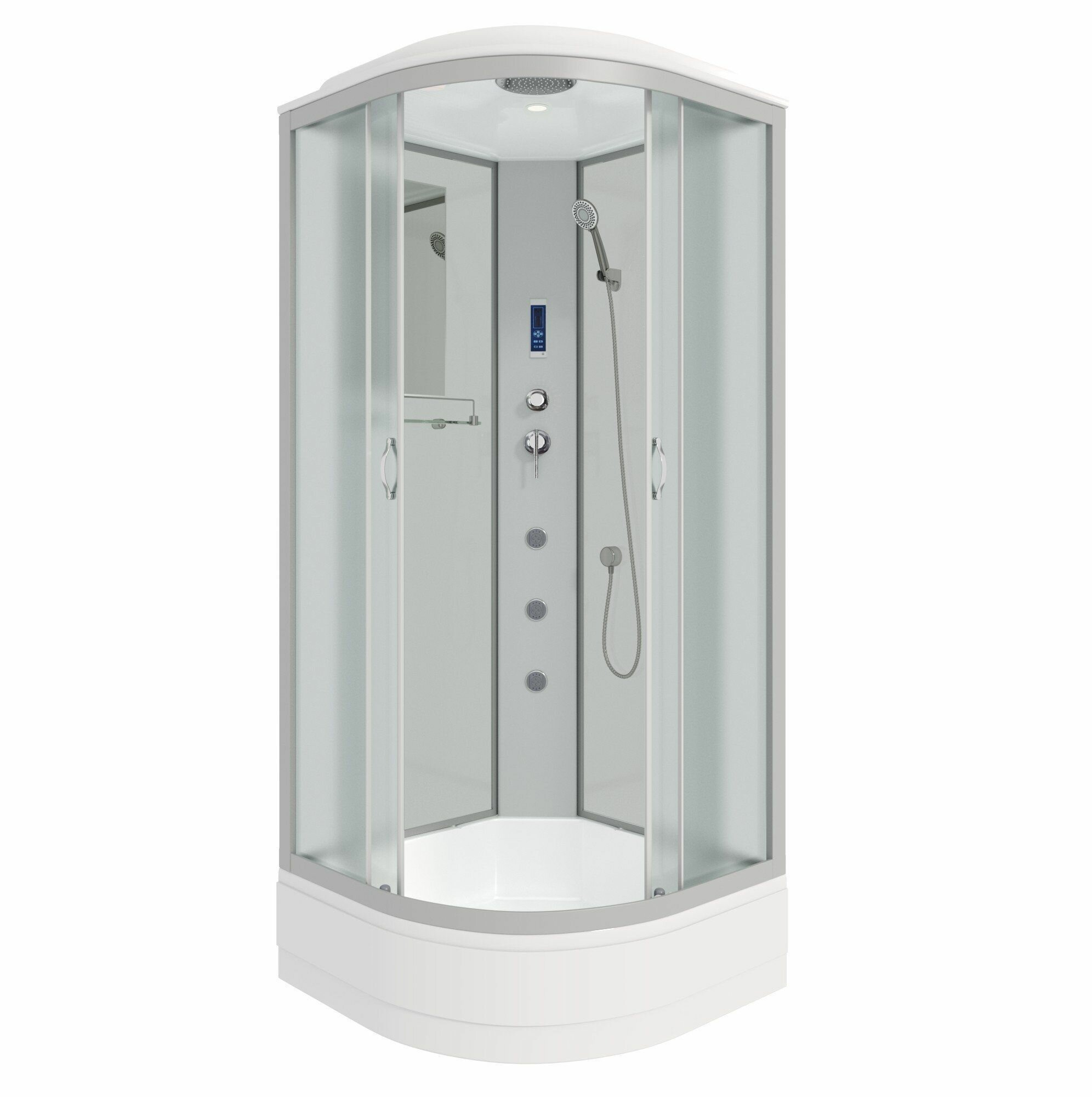 Душевая кабина Niagara Classic NG-3301-14F 90х90х215, средний поддон 26 см, стекло матовое