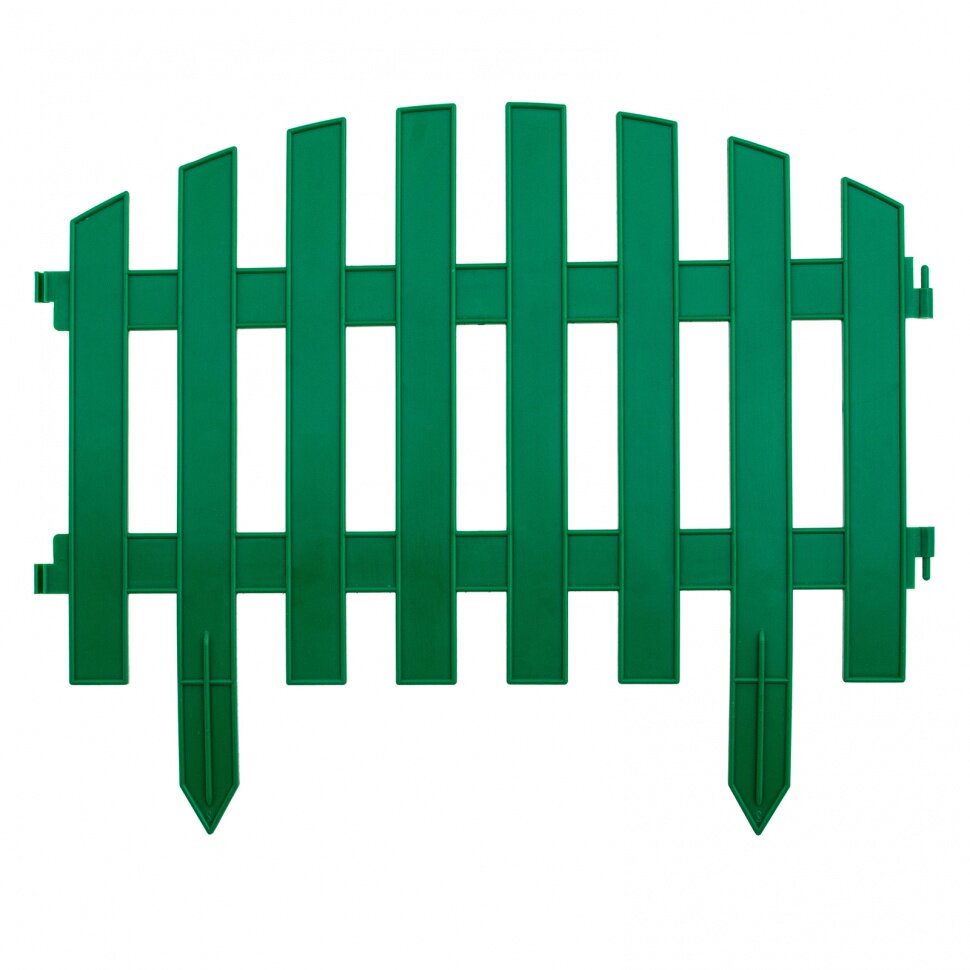 Забор декоративный "Винтаж", 28 х 300 см, зеленый, Россия, Palisad - фотография № 2