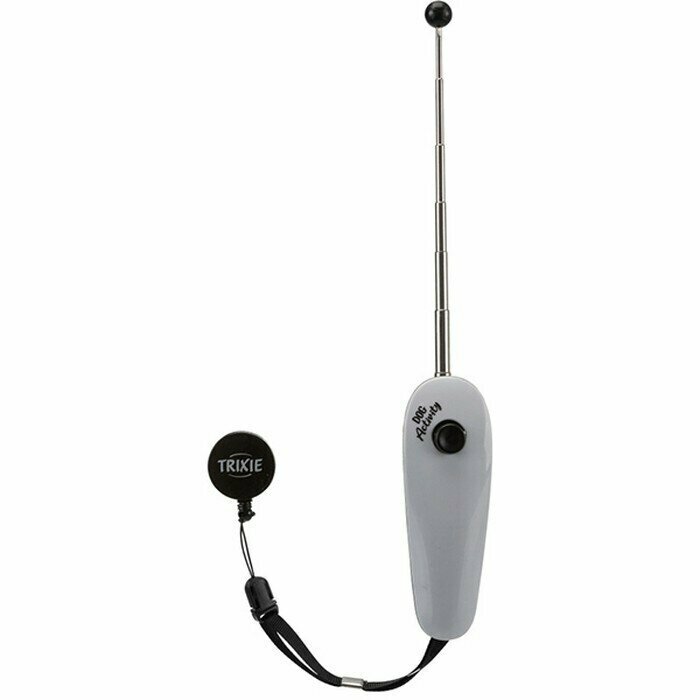 фото Кликер, TRIXIE, с телескопической антенной, цвет - белый, 1 шт.