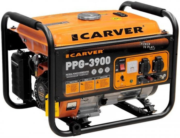 Бензиновый генератор Carver PPG-3900 (3200 Вт)