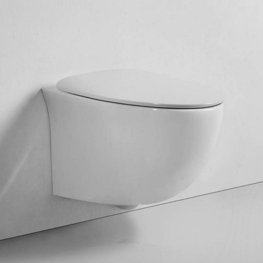 Унитаз подвесной BOND F05-10 безободковый, с микролифтом - фото №1
