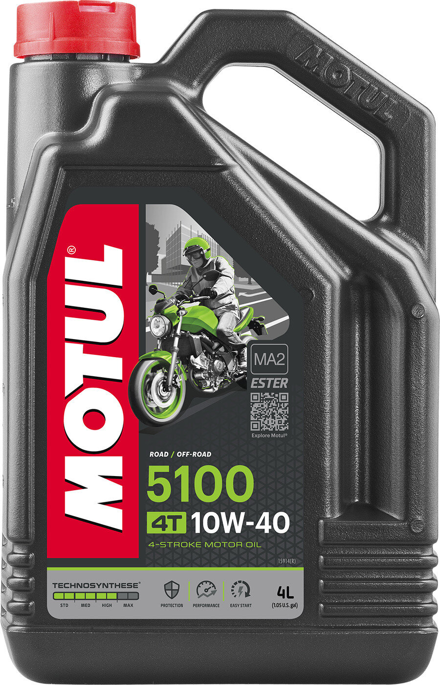 Синтетическое моторное масло Motul 5100 4T 10W40